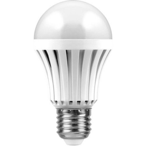 Лампа аварийная аккумуляторная Feron EL116 LED А60 Е27 AC/DC 220В 5Вт 350Лм 4000К 65х126мм  картинка 